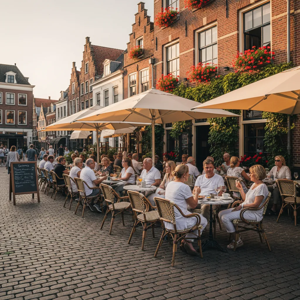 Terras op de Markt van Culemborg